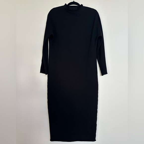Frank & Eileen Izzie Triple Fleece Sweatshirt Party Dress Black Size Small - Picture 3 of 10